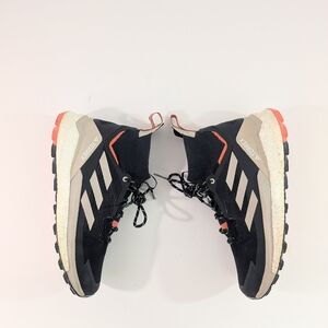 Adidas Terrex Free Hiker 2 Black and Orange Hiking Shoes US 11.5 men's